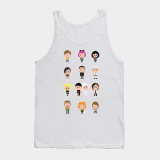 the Cast of Scott Pilgrim Tank Top